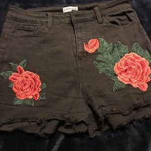 high waisted shorts
